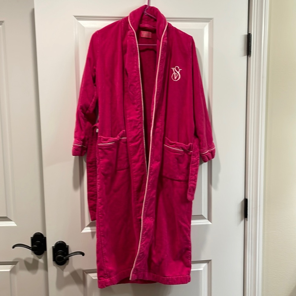 Vintage Victoria Secret Hot Pink Robe